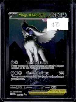 2025 Pokemon Mega Evolution Absol ex Special Illustration Rare #180/132 - Image 1