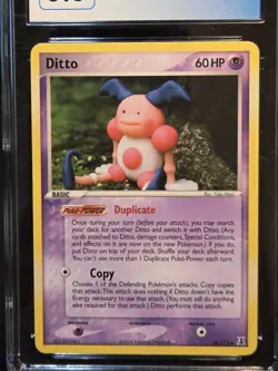 Ditto (Mr. Mime) 38/113 EX Delta Species Pokemon CGC 8.5 NM/Mint+ (Blue Label) - Image 2