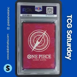 2025 ONE PIECE PROMO OFFICIAL PLAYMAT LIMITED ED. VOL. 3 #OP10-042 USOPP PSA 10 - Image 2