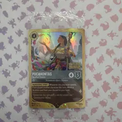 Pocahontas Steadfast Traveler 48/P3 Promo Disney Lorcana Wilds Unknown sealed - Image 1