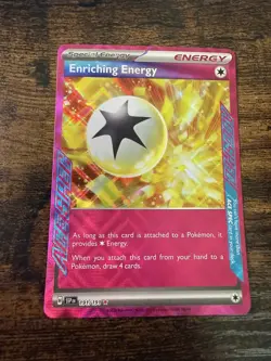 Pokemon Enriching Energy Special Energy Ace SPEC Rare Holo Card 191/191 SV08 - Image 1