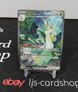 Serperior ex Black Bolt 164/086 Special Illustration Rare NM Pokemon Card TK - Image 1