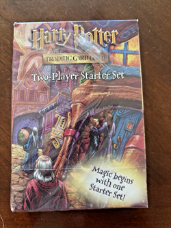 Vintage Harry Potter Trading Card Game Two-Player Starter Set Open Box Unused! - Image 1