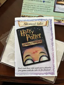 Vintage Harry Potter Trading Card Game Two-Player Starter Set Open Box Unused! - Image 5