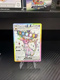 Espeon Ex SVP 175 SV: Scarlet & Violet Promo Card Holo Mint - Image 1