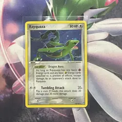 Vintage 2005 Pokemon Rayquaza 22/107 Holo Card MP - Image 1