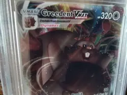 Pokemon Cards promo Holo 218 /264 greedent x sr ex graded slab card gold art b30 - Image 3