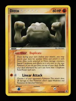 Ditto (Geodude) 62/113 Common Delta Species Pokemon Card - Image 1