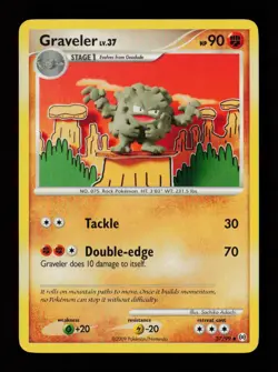 Graveler 37/99 Uncommon Arceus Pokemon Card - Image 1