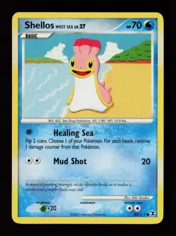 Shellos West Sea 80/111 Common Rising Rivals Pokemon Card - Image 1
