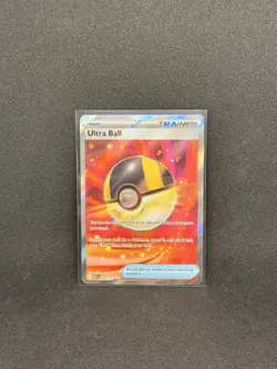 Ultra Ball 264/217 Full Art Trainer Ascended Heroes Pokemon TCG Card NM - Image 1