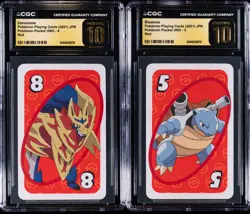 Lot of (20) 2021 Pokemon Japanese Pocket Uno Playing Cards CGC-Graded - Image 2