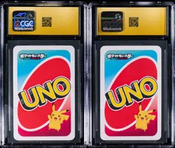 Lot of (20) 2021 Pokemon Japanese Pocket Uno Playing Cards CGC-Graded - Image 3