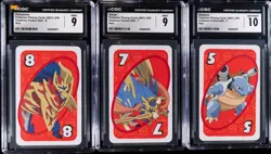 Lot of (20) 2021 Pokemon Japanese Pocket Uno Playing Cards CGC-Graded - Image 4