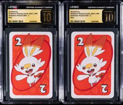 Lot of (20) 2021 Pokemon Japanese Pocket Uno Playing Cards CGC-Graded - Image 2