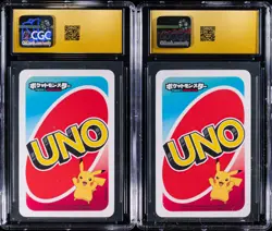 Lot of (20) 2021 Pokemon Japanese Pocket Uno Playing Cards CGC-Graded - Image 3