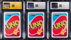 Lot of (20) 2021 Pokemon Japanese Pocket Uno Playing Cards CGC-Graded - Image 5
