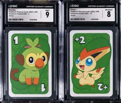 Lot of (20) 2021 Pokemon Japanese Pocket Uno Playing Cards CGC-Graded - Image 2