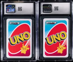 Lot of (20) 2021 Pokemon Japanese Pocket Uno Playing Cards CGC-Graded - Image 3