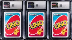 Lot of (20) 2021 Pokemon Japanese Pocket Uno Playing Cards CGC-Graded - Image 5