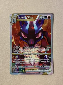 Lucario VSTAR SWSH291 SWSH: Sword & Shield Promo Cards Holo NM/M - Image 1