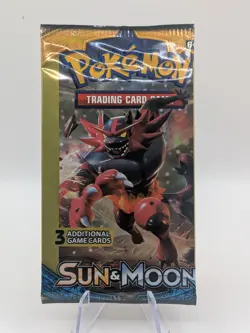 Pokemon Sun and Moon Base Incineroar Art Mini Booster 1 Pack 3 Cards - Image 1