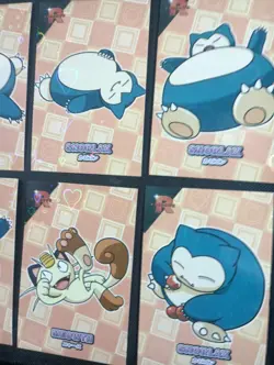 Pokemon Snorlax Meowth Set Heart Holo Team Rocket Card Database Set Peru - Image 2