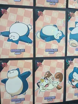 Pokemon Snorlax Meowth Set Heart Holo Team Rocket Card Database Set Peru - Image 3
