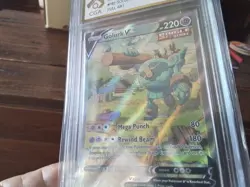 Pokemon Cards promo sr v golurk ar gx vmax secret 182/w03 ex graded art card b28 - Image 3