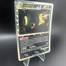 Umbreon 86/90 Prime HGSS Undaunted Pokemon Card MP - Image 2
