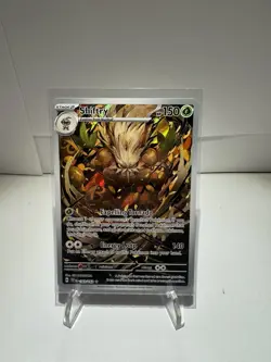 Pokemon TCG Shiftry Rare Holo Card 163/162SV05: Temporal Forces Illustration - Image 1