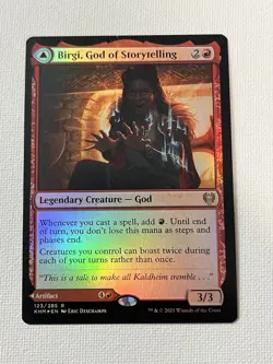 Birgi, God of Storytelling Kaldheim Foil - Image 1