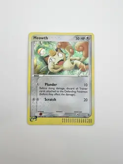 Pokemon Card - Meowth 013 Holo Foil Nintendo Black Star Promo Pokemon Card LP - Image 1