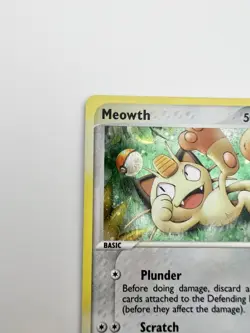 Pokemon Card - Meowth 013 Holo Foil Nintendo Black Star Promo Pokemon Card LP - Image 3