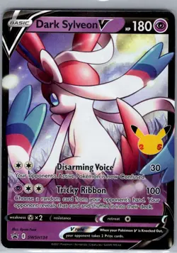 Dark Sylveon V SWSH134 SWSH: Sword & Shield Promo Cards - Pokemon Card - NM - Image 1