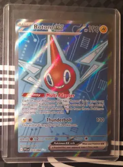 Rotom EX 111/094 Illustration Full Art Rare Phantasmal Flames NM POKEMON TCG - Image 1