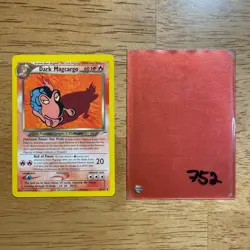 Dark Magcargo 18/105 Unlimited Neo Destiny Pokemon TCG Regular Rare English 752 - Image 1