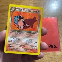 Dark Magcargo 18/105 Unlimited Neo Destiny Pokemon TCG Regular Rare English 752 - Image 3