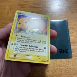 ⚡ Raichu 12/112 EX FireRed & LeafGreen Pokemon TCG Rare HOLO Foil - English 725 - Image 4