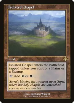 Isolated Chapel Foil - Dominaria Remastered MTG-NM - Image 1