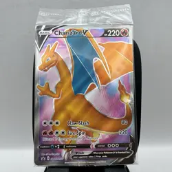 Charizard V SWSH050 Pokemon SWSH Black Star Promo Card 2020 NM Factory Sealed - Image 1