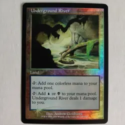 Underground River - Foil - SP - 7th Edition 7ED - MTG - Image 1