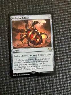 MTG 1x Ruby Medallion-(#295)- Modern Horizons 3 - MH3- NM - Image 2