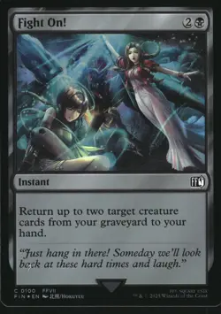 Fight On! - 100 - FINAL FANTASY Near Mint C Foil - MTG - Image 1