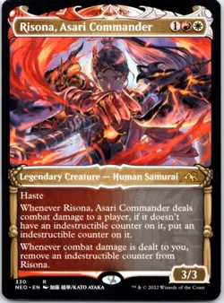 Risona, Asari Commander (Showcase) - Kamigawa: Neon Dynasty - 330 NM - Image 1