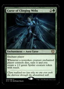 Curse of Clinging Webs 25 R Commander: Innistrad: Midnight Hunt - Image 1