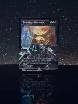 Devastating Onslaught #0361 EOE M (Showcase) (FOIL) MTG Edge of Eternities - Image 1