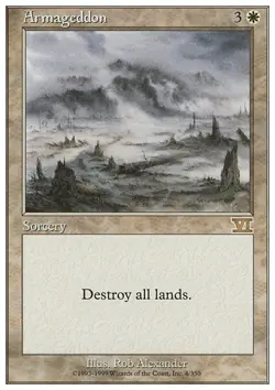 Armageddon X (1) MTG Classical Sixth Edition Excellent/Near Mint (RG) 4RCards - Image 1
