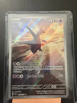 Latios 203/191 S&V Surging Sparks FA Illustration Rare Holo Pokemon TCG 2024 NM - Image 1