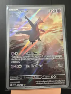 Latios 203/191 S&V Surging Sparks FA Illustration Rare Holo Pokemon TCG 2024 NM - Image 3